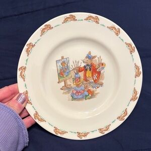 Royal Doulton Bunnykins child plate good used condition minimal scratches seen